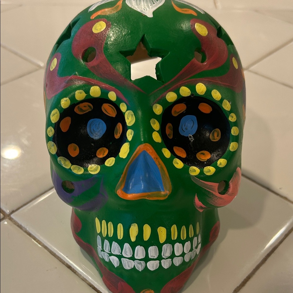 Day Of the dead Colorful Decorative Skull